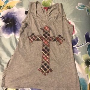 Large Cross Tank Top